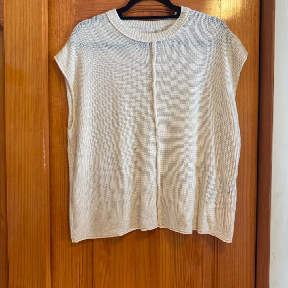 Cream Sweater Vest